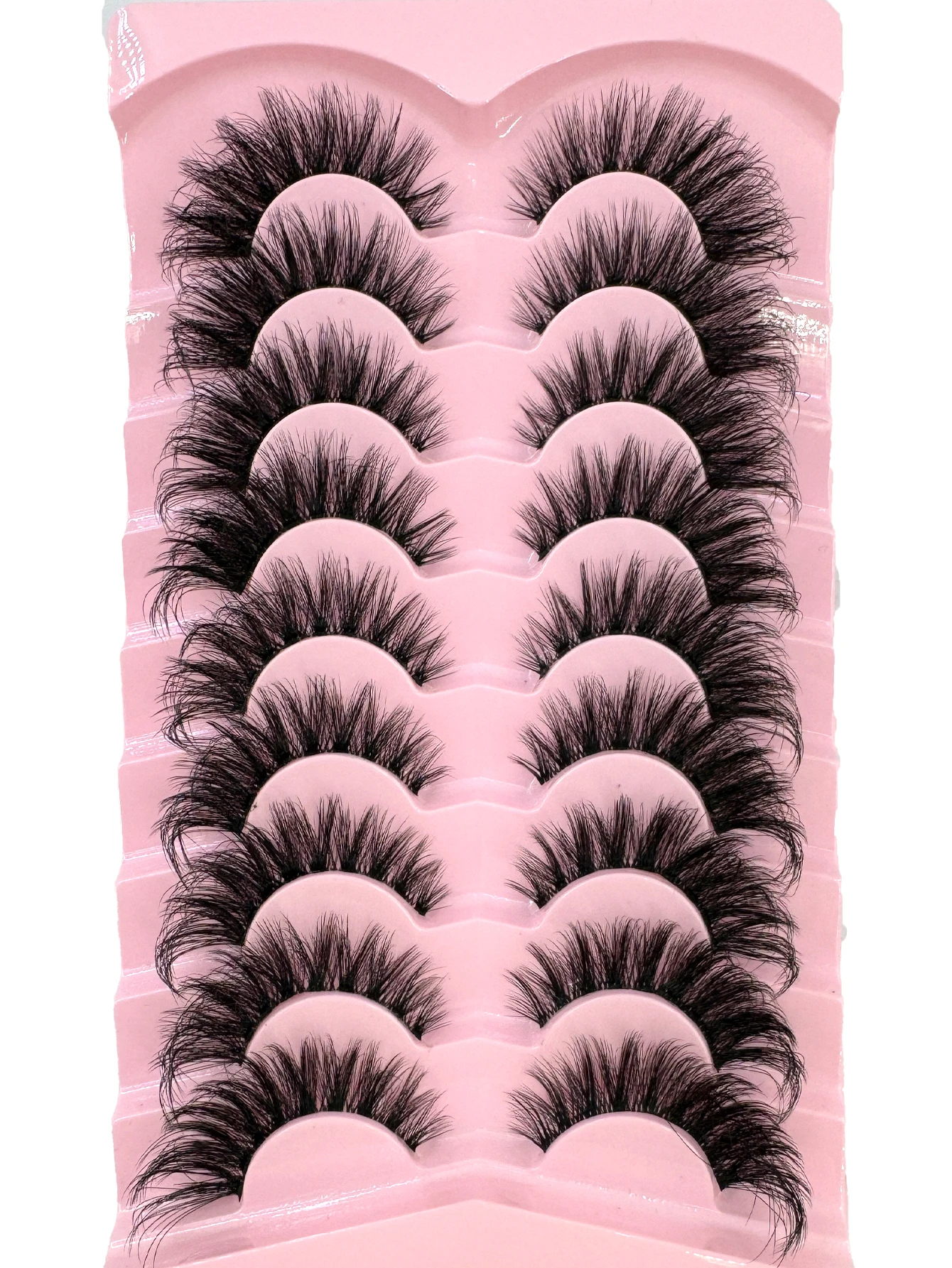 3D eyelashes, 9 pairs, artificial mink eyelashes, fluffy eyelashes, naturally soft and crossed, heavy makeup extension, gift,