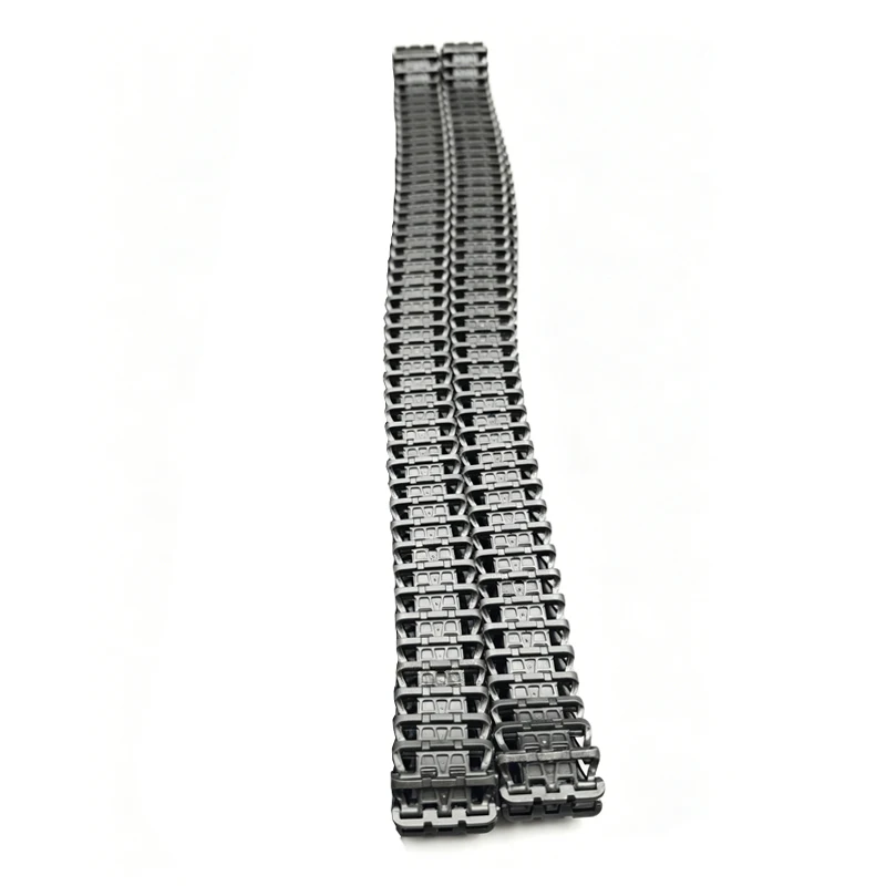 1Pair RC Track Chain Link Spare Parts 75cmx2.5cm DIY Scale Model Replacement Tracks for Henglong III/IV Tank 3858 3859 3848 384