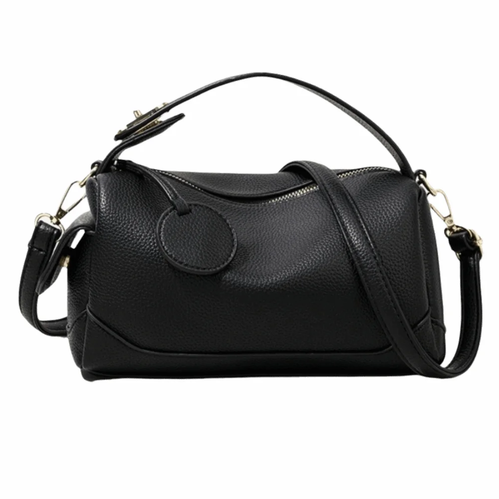 

Vintage Single Shoulder Bag Light Luxury PU Leather Women's Crossbody Bag Adjustable Strap Soft Tote Pillow Bag Shopping