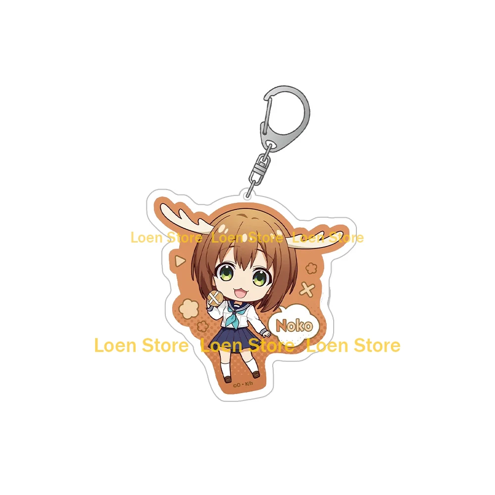 MyDeer Friend Nokotan Anime character Noko Shikanoko Torako Koshi Anko Koshi Meme Bashame cute Acrylic keychain Toy gift pendant