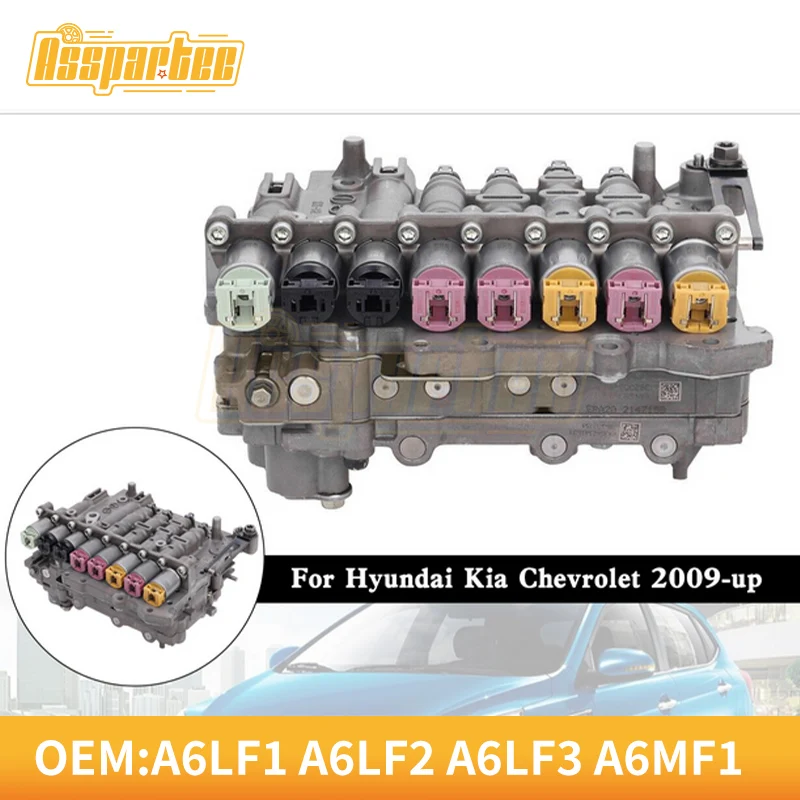 A6LF1 A6LF2 A6LF3 A6MF1 A6MF2 Original Transmission Valve Body With Solenoid For Hyundai Avante KIA Chevrolet Sportage