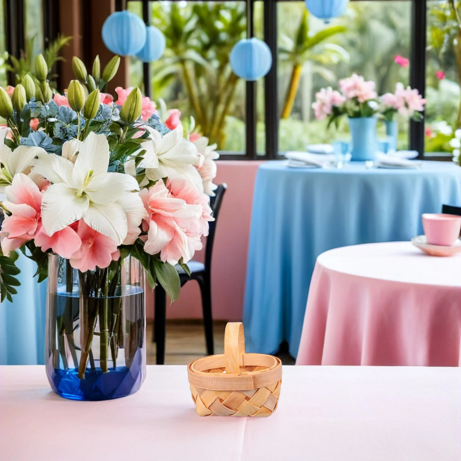 

18Pcs Mini Woven Candy Storage Baskets Handwoven Small Gift Box Holder Party Favor Decoration Handwoven Candy Basket