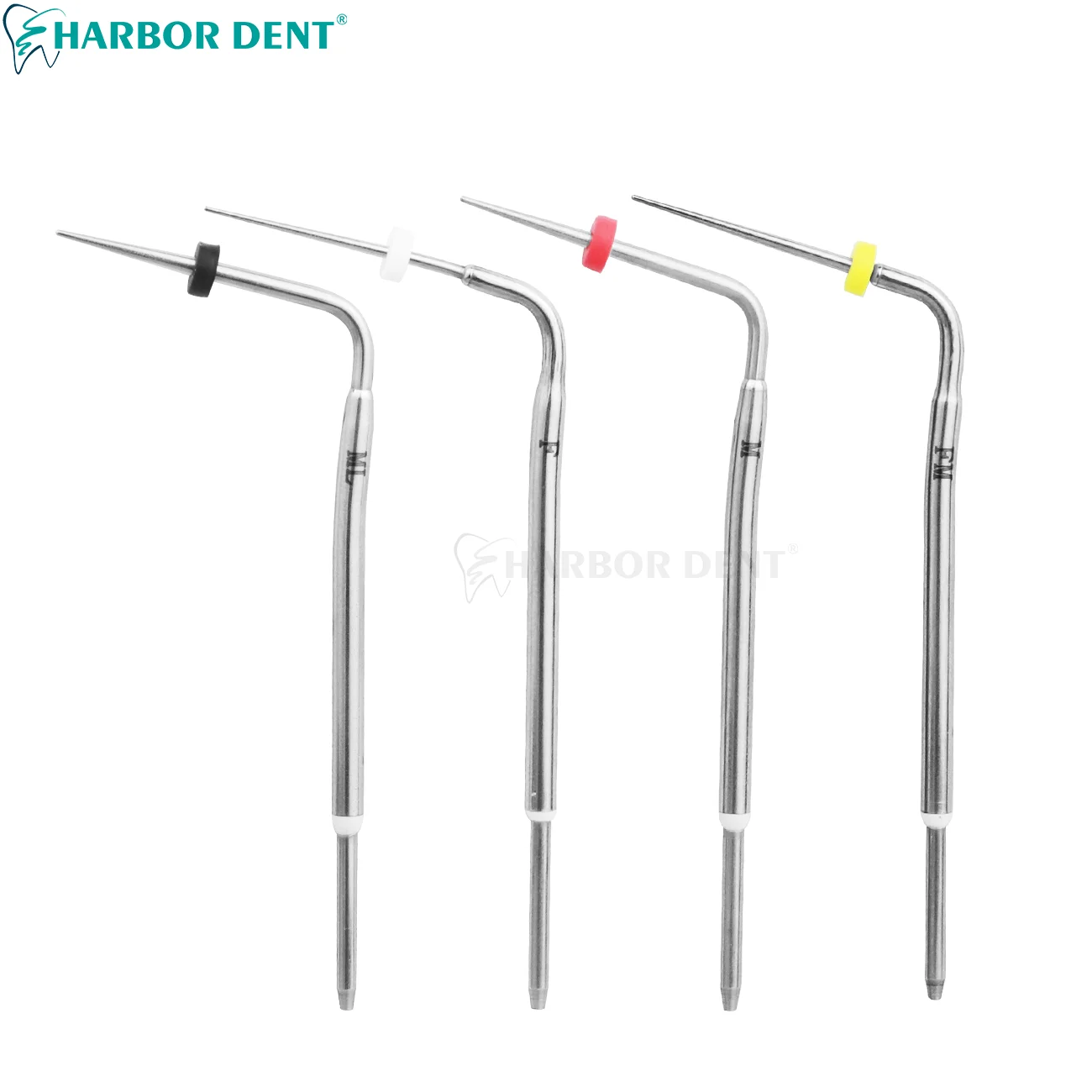 4pcs/Set Dental Gutta Percha Pen Heated Tips For Endodontic Root Obturation Endo System F FM M ML Size Dentistry Root Canal Tips