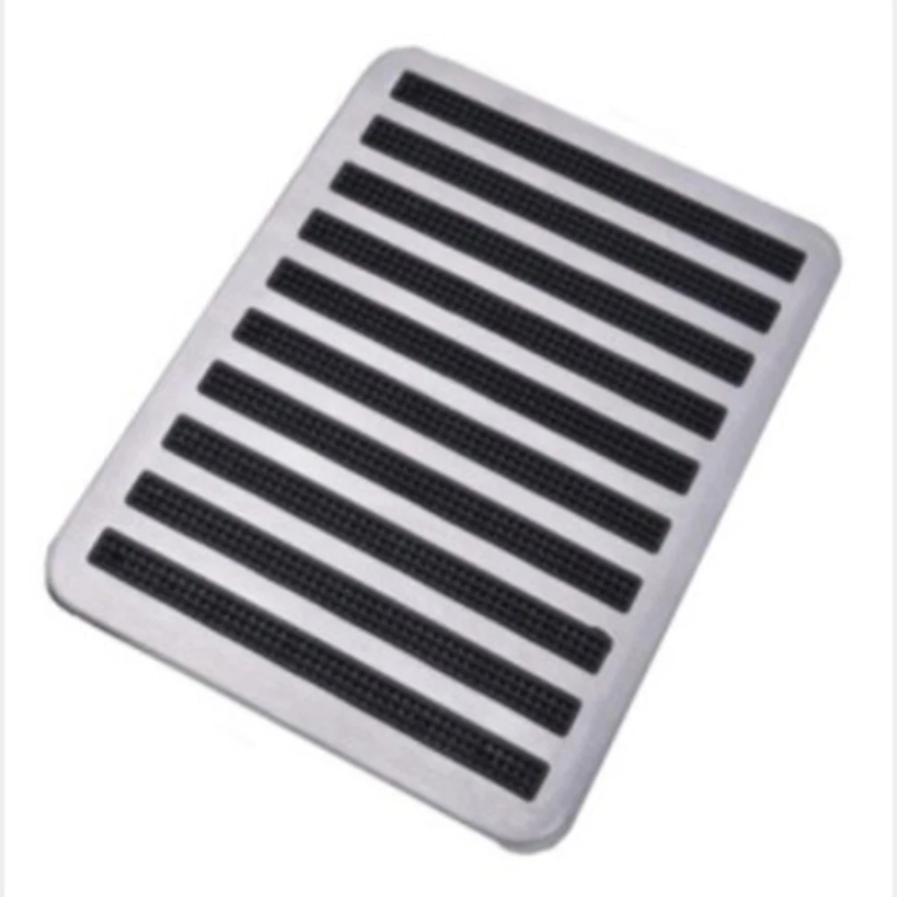 Universal Carpet Patch Foot Pedal Anti-skid Pad Auto Car Floor Mat  Non-Slip Metal Pad For Truck Trailer Foot Heel Scuff Plate