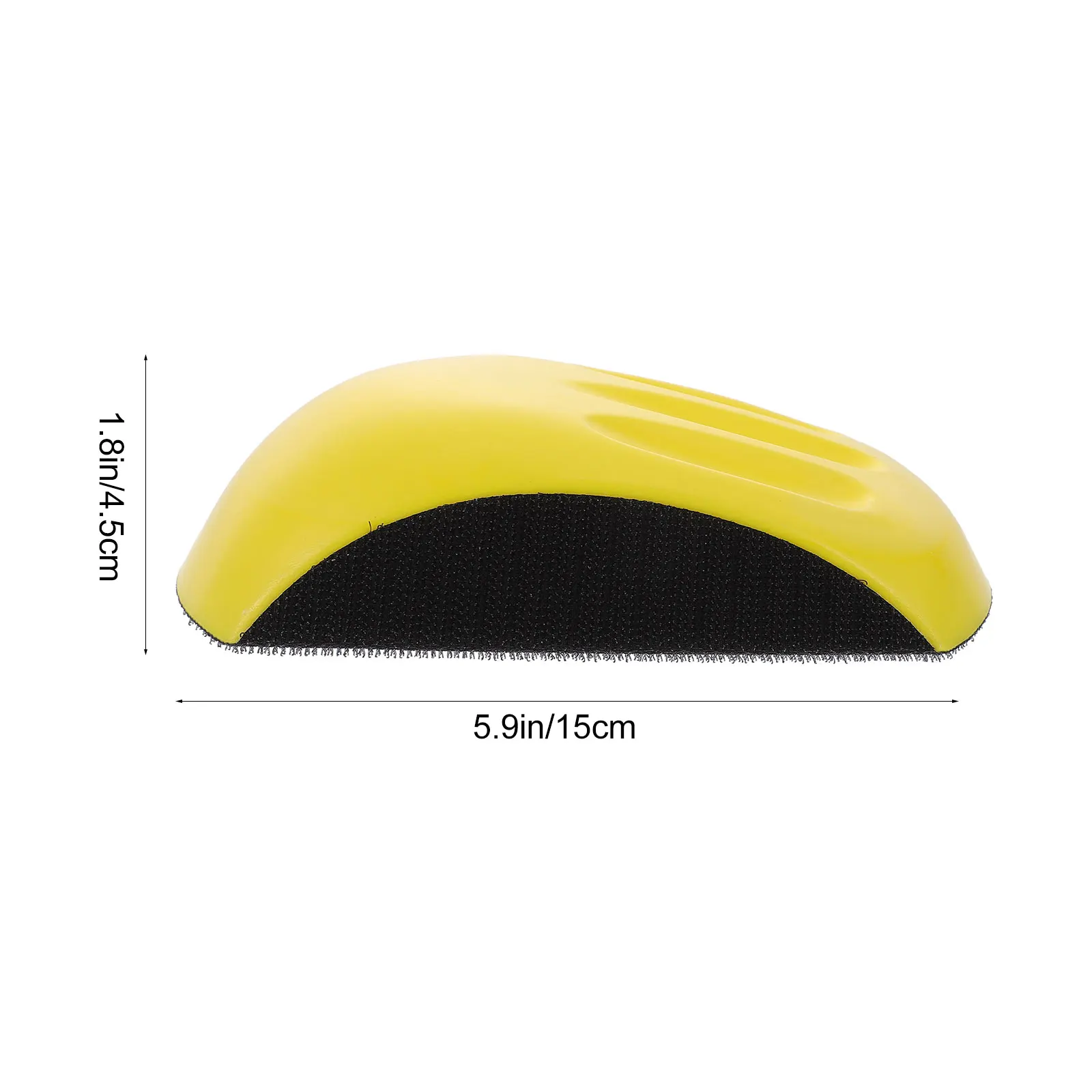 

Mouse Shape Block Polishing Pad Car Abrasive Tool Flat Bottom Easy Replacement Durable ABS Wet Disc