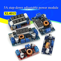 5A 75W XL4015 DC-DC Converter Adjustable Step-Down Module 4.0-38V to 1.25V-36V DIY Adjustable Power Supply