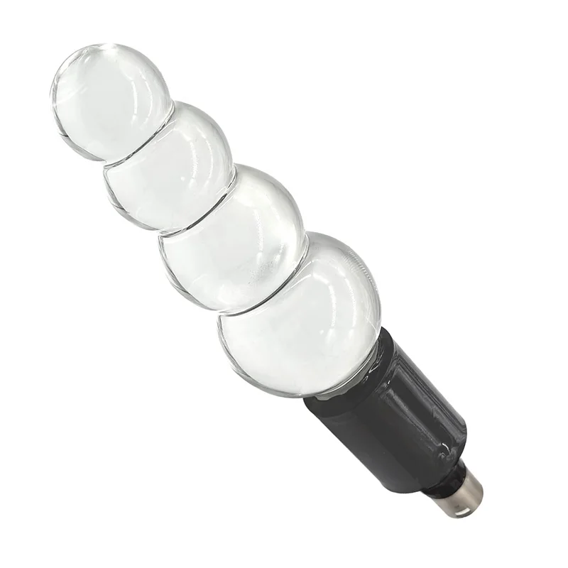 Glass Penis Anal penetration sex toys dildo Butt Plug adult toy sex machine with 3XLR Adapter Quick Air Connector Accessories - Image 3