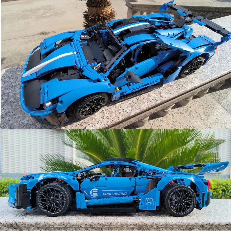 IN STCOK Le GT Concept Super Racing Sport Car 3628pcs Technology Accessories Compatible MOC Building Blocks Bricks Toys MansoryY