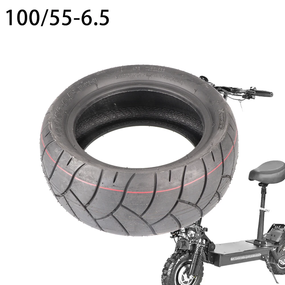 11 Inch Vacuum Tire for Dualtron Ultra2 THUNDER II Kaabo Wolf Warrior Electric Scooter Tires 100/55-6.5 Dirt Pit Bike Karts Quad