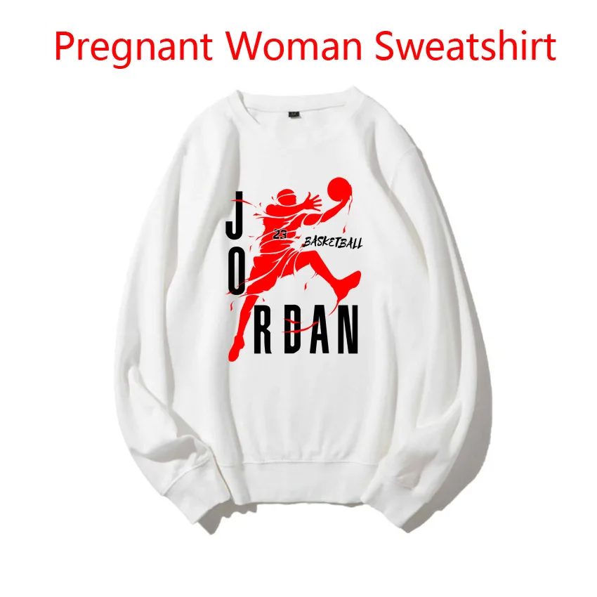 

Pullover Pregnant Woman Sweatshirt Funny Cute Cartoon JORD Letter Printed Fashion Korean Version Maternity Women Sweaters Spring