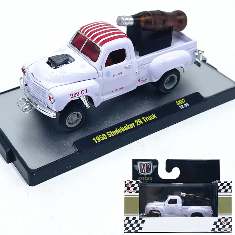 

1:64M2 Car Model 1950 2RTruck Truck Simulation Alloy Car Model Collection Gift Brand New with Packaging