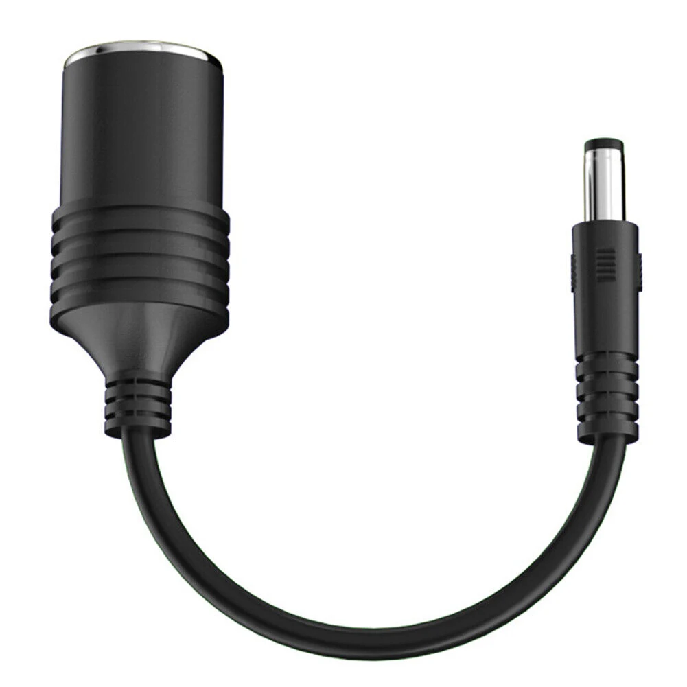 Automotive DC 5 5x2 1mm Male to Female Socket Power Charger Adapter Compatible with 12V/24V Vehicle Power Supplies