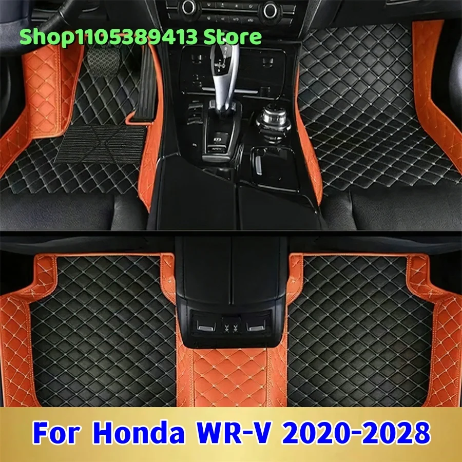 

Mats Carpets Leather Custom Car Floor Mats For Honda WR-V 2020 2021 2022 2023 2024 2025 2026 2027 Car Mat Accessories
