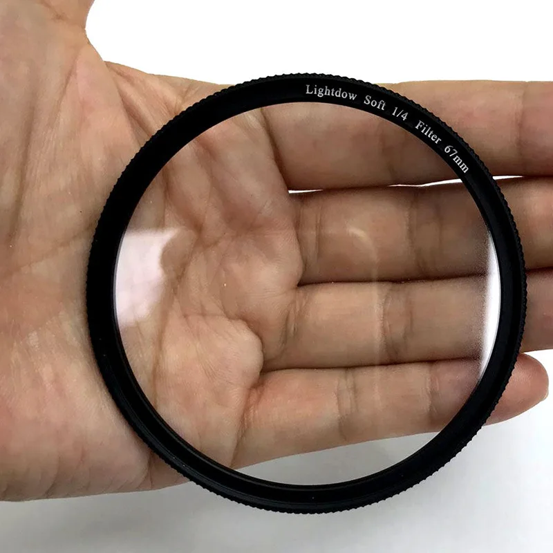 Lightdow White Soft 1/4 Lens Filter 49mm 52 55 58 62 67 72 77 82mm for Camera Canon Nikon Sony Lens Filter