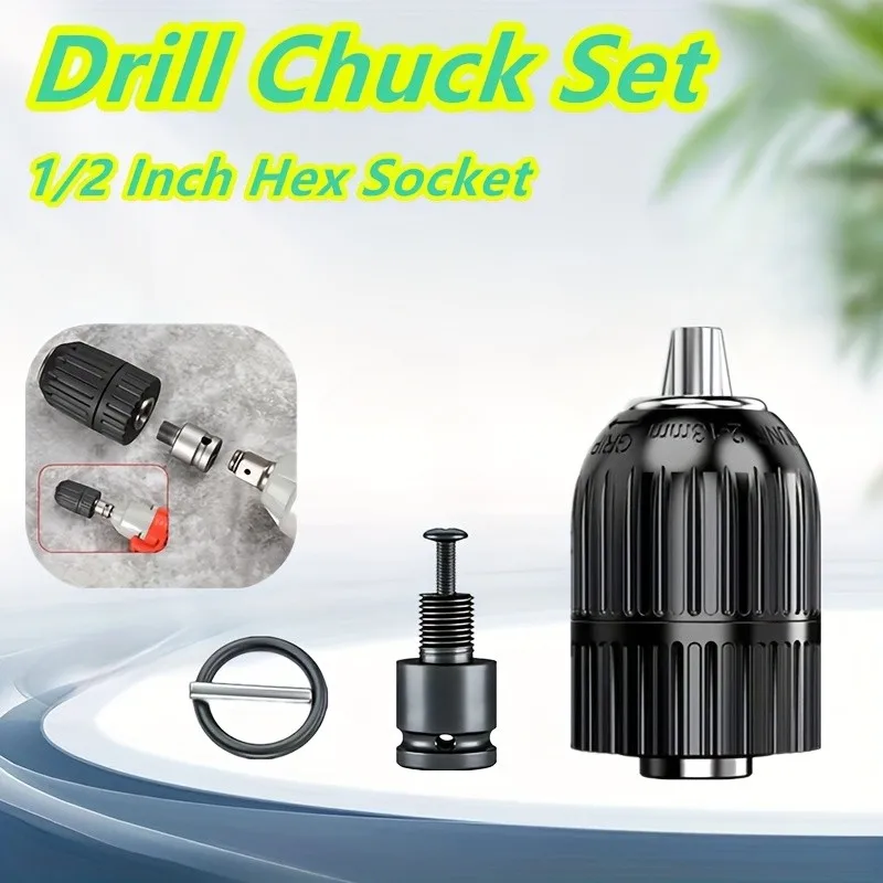 

1/2" to 1/4" Hex Adapter + Sockets – Impact Rated, for Drill & Impact Driver