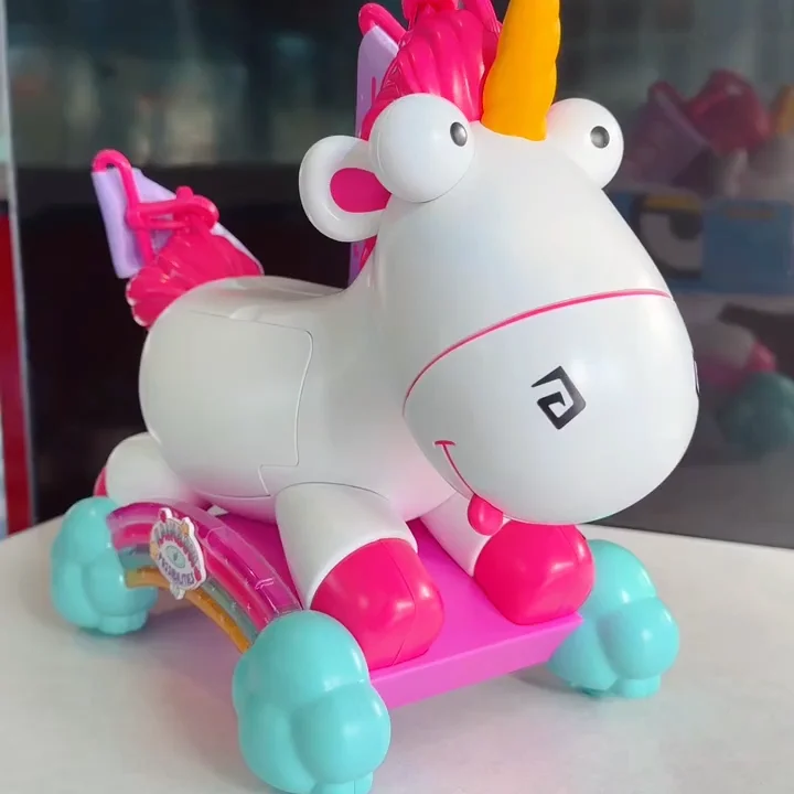 Universal Studios Limited Edition Stuart Unicorn Popcorn Bucket Storage Container Cute Cartoon Anime Ornament, Birthday Gift
