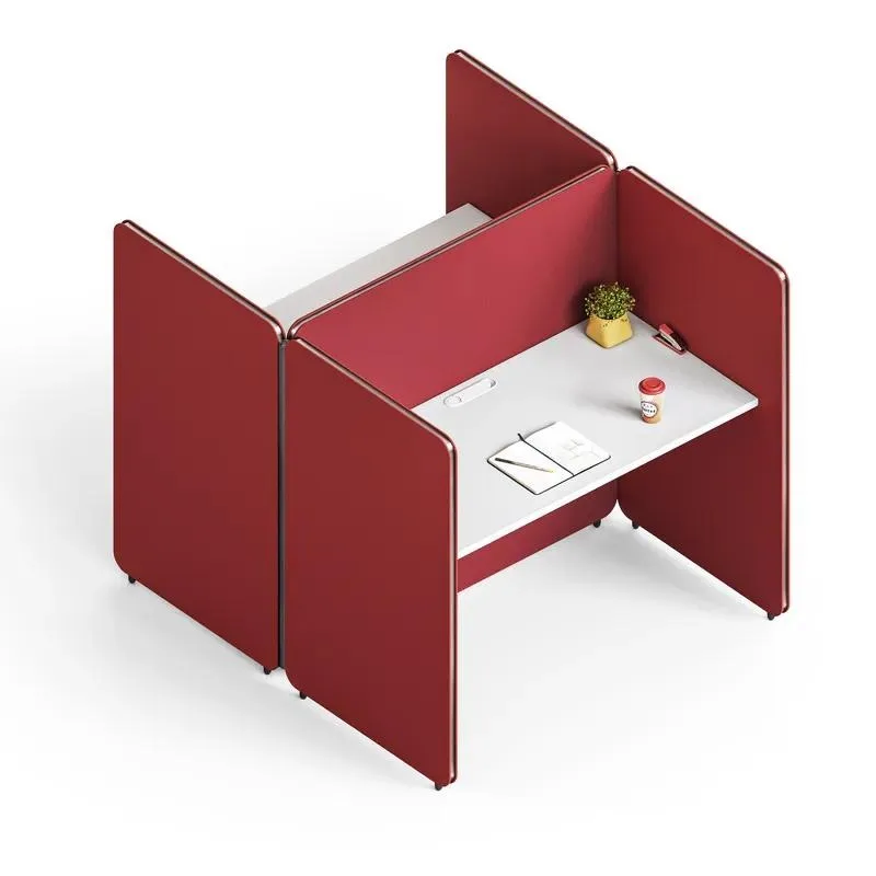Removable stand-up decorative fiber screen partition for office use and privacy protection
