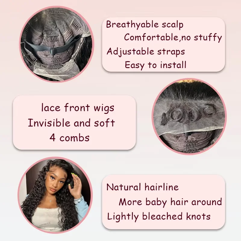 Perruque frontale en cheveux h - Lace Front Wig avis et prix