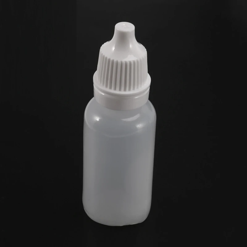 100PCS 15Ml Empty Plastic Squeezable Dropper Bottles Eye Liquid Dropper Refillable Bottles