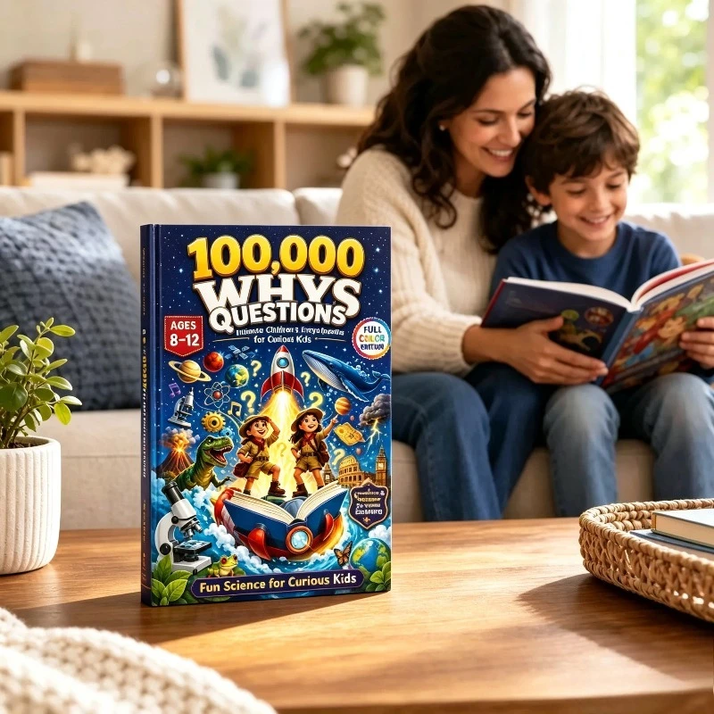 100,000 Whys The Ultimate Children’s Encyclopedia Full Color Educational Science Book for Curious Kids Ages 8-12
