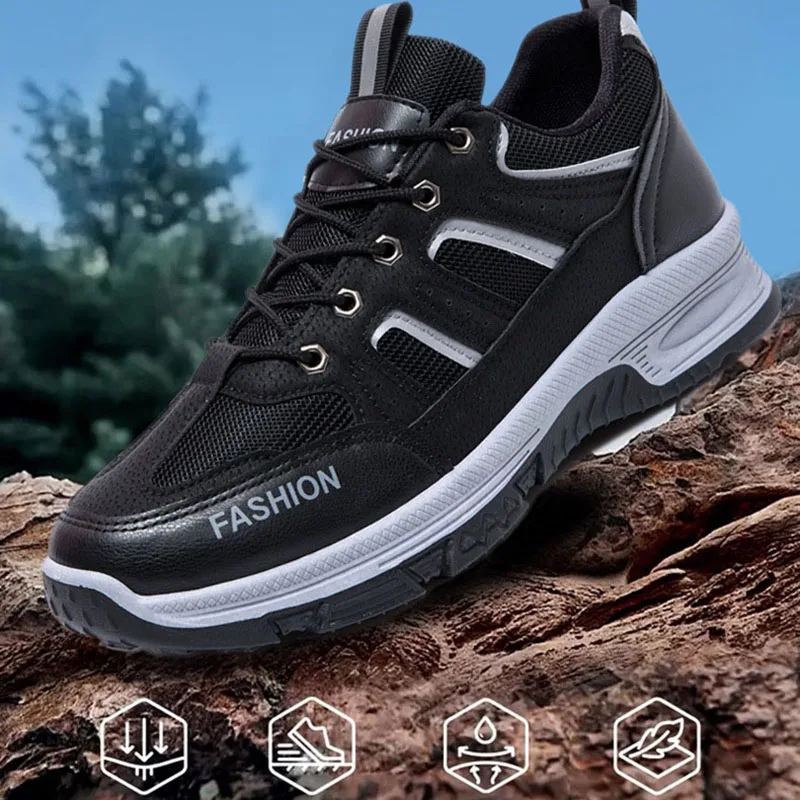 Oulylan scarpe da Trekking all'aperto Mountain Climbing Sport caccia maschile Sneaker da Trekking per scarpe traspirante antiscivolo