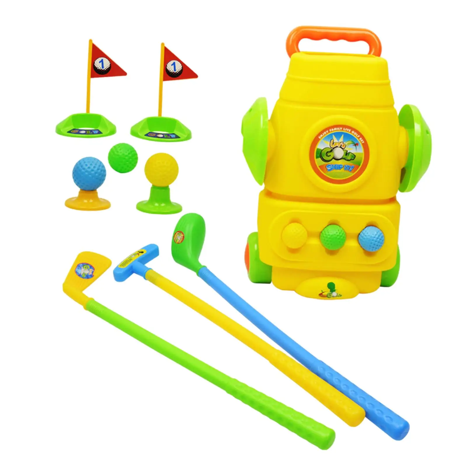 Kids Golf Club Set Toy Birthday Gifts Garden Game Sports Toy Indoor Outdoor Toys for Boys Girls 2 3 4 5