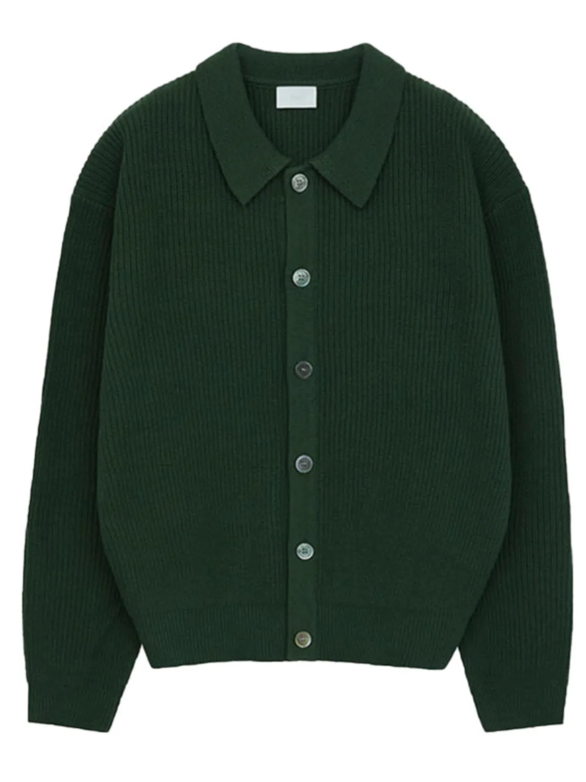 Trendy Korean Sle Men's Knitted Cardigan Casual Turn-down Collar Long Sve Autumn Winter Faion Top from Dongdaemun