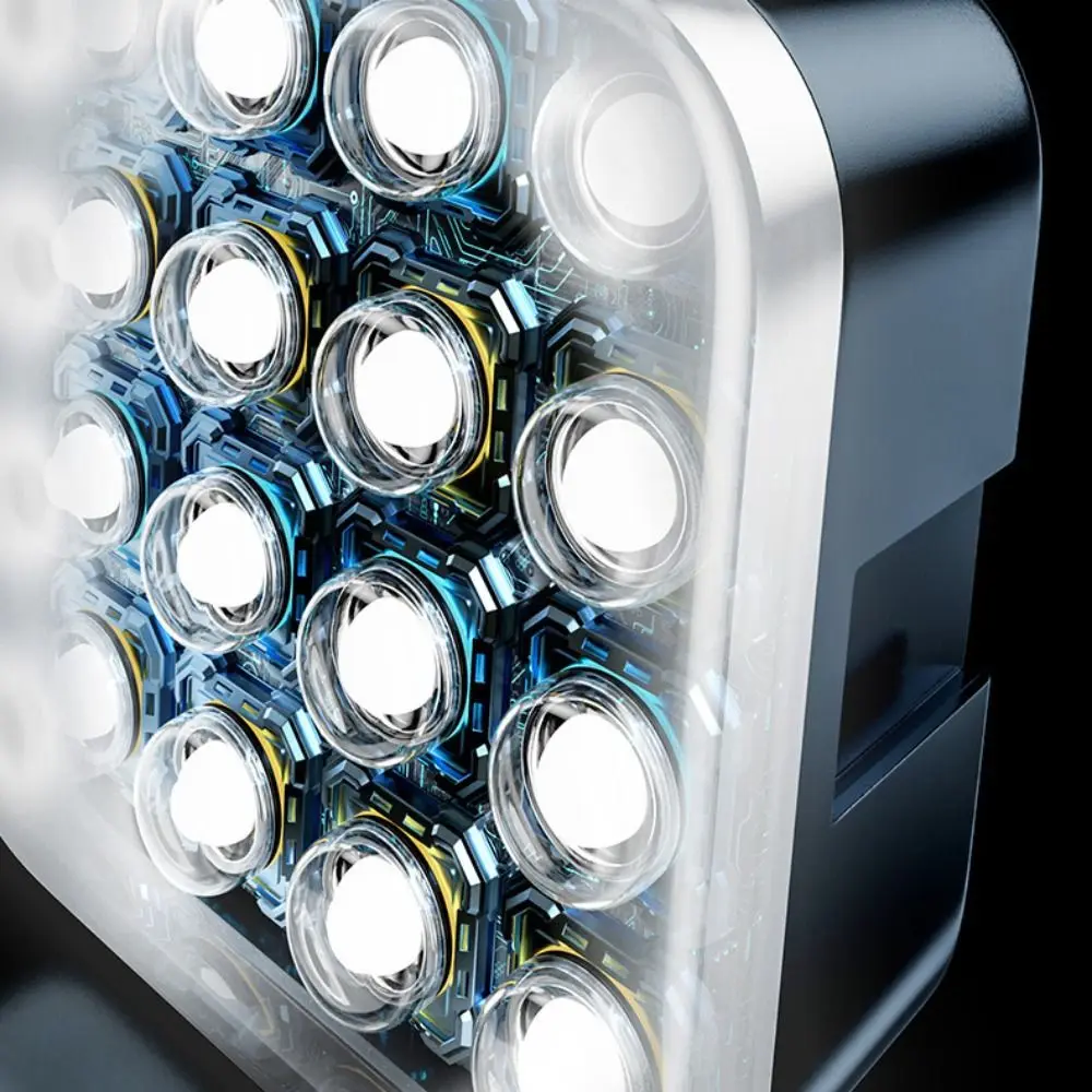 Mini luce di riempimento selfie portatile RGB Luce video LED regolabile a tre colori con morsetto Fotografia portatile Illuminazione fotografica