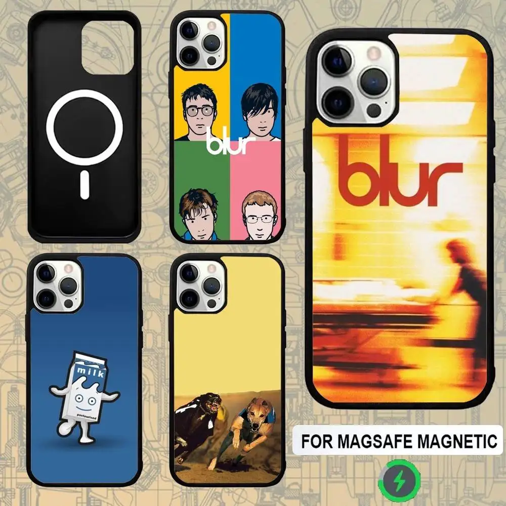 

Band B-Blur Parklife Phone Case For IPhone 16e,16,15,Pro,Max,14,Plus,13,12,11 Magesafe Magnetic Wireless Charge Cover