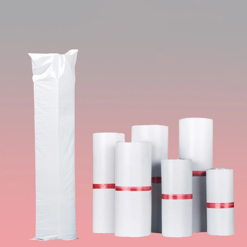 

50PCS White Self-seal Adhesive Courier Bag Strip Storage Bag Plastic Poly Thickening Envelope Mailer Postal Shipping Mailing Bag