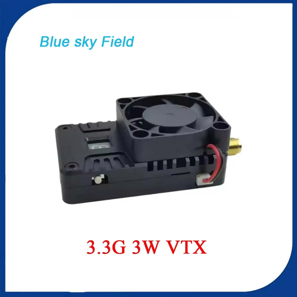 

3.3G 3W 3000mw FPV Video Transmitter Long Range for RC FPV Racing Drone Model Part High Power FPV VTX