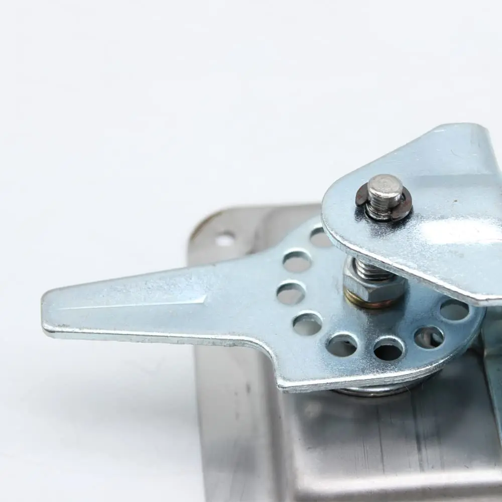 [عيد الميلاد] Loyalheartdy 4 قطعة مزلاج باب المقطورة T-مقبض قفل صندوق أدوات من الفولاذ المقاوم للصدأ أقفال مع طوقا للطي مقبض t مزلاج