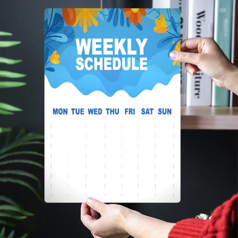 Magnetic Weekly Monthly Planner Calendar Magnets Dry Erase Black Board Sadhu Whiteboard Markers for Notes Drawing Fridge Sticker