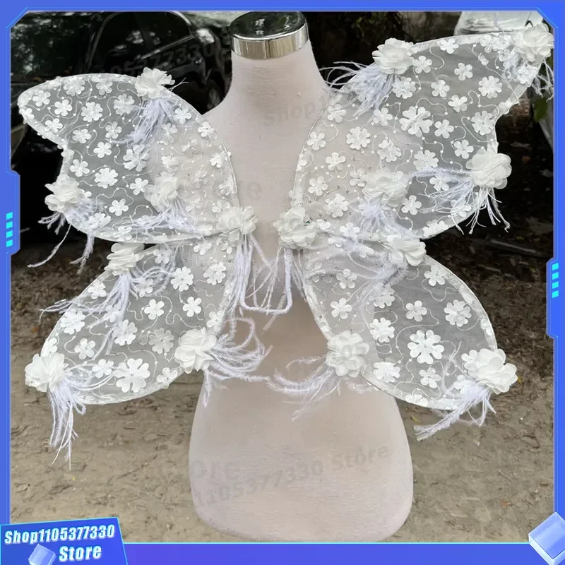 Magical Fairy Wings for Kids and Adults Cosplay Costume Accessories Elf Wing Props for Party Performance Photo Shoot Decor