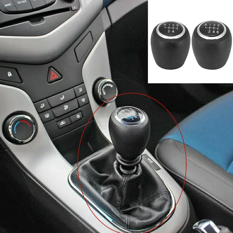 For Chevrolet Chevy Cruze 2008 2009 2010 2011 2012 2013 2014 5 6 Speed Car Gear Shift Knob Boot Cover Handball Gaiter Accessory