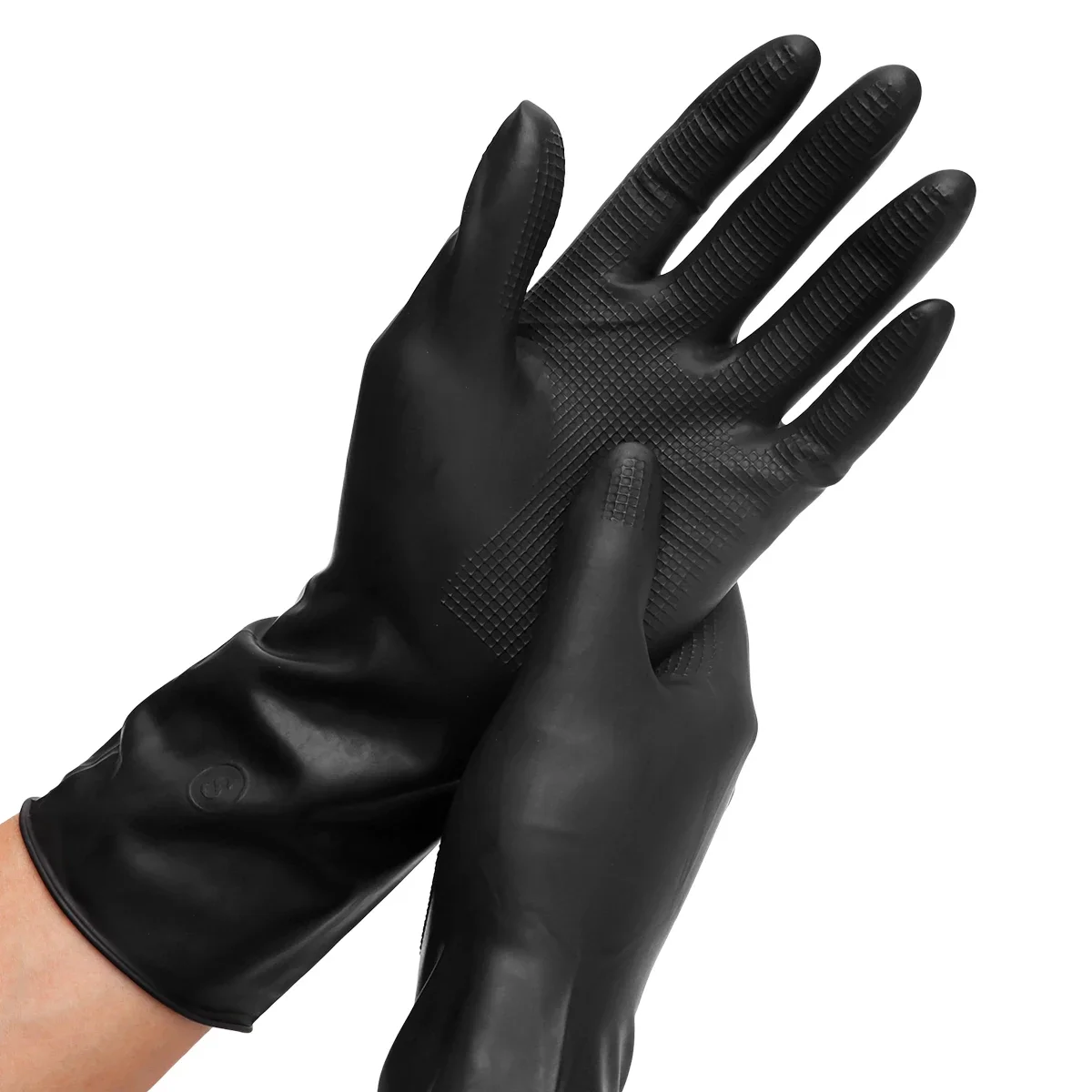 Hairdresser Heat Resistant Gloves Salon Reusable Thicker Hair Dyeing Rubber Glove Hairdressing Supplies Accessories