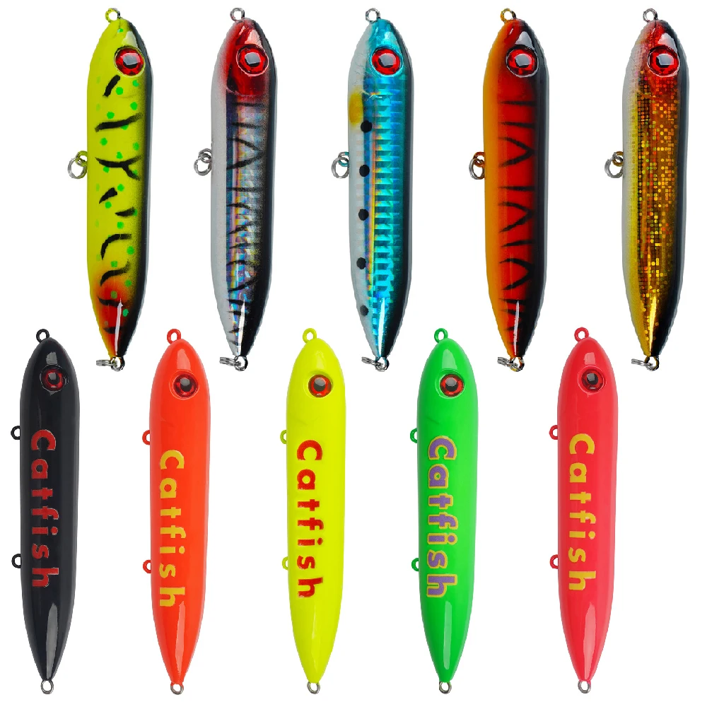 

10pcs Catfish Rattling Line Float Lure topwater floating lure Demon Dragon Peg Floats for Santee Rig Catfishing rig Tackle