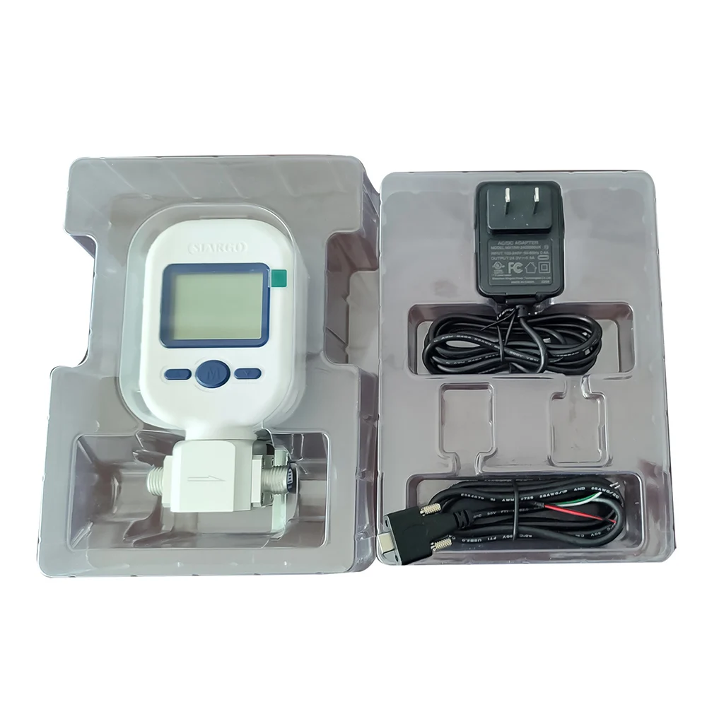 Imagem -05 - Gás Mass Flow Meter Rs485 ar Nitrogênio Oxigênio Argônio Carbono Dióxido Mf5706 Mf5708 Mf5712 Mf5712 0250l Min Nova Atualização