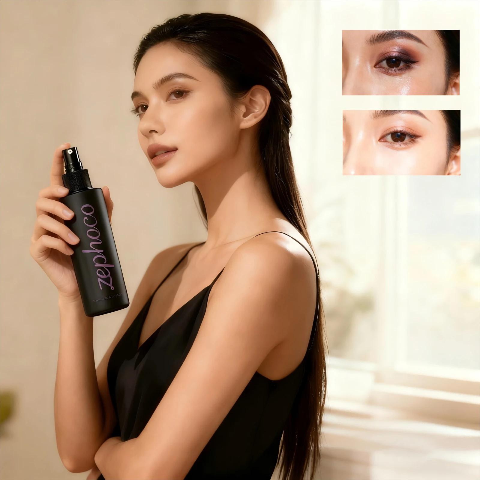 Waterproof Long-Lasting Setting Spray Oil-Control Anti-Smudge-Proof Natural Finish Quickly Forms Film Sweatproof Finishing Spray