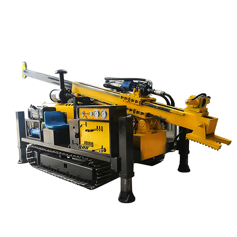 อุปกรณ์เจาะไฮดรอลิก Deep Rock, การเจาะ 800 ม., แรงยก 12T, การออกแบบที่ทนทานสําหรับสภาพแวดล้อมที่รุนแรง