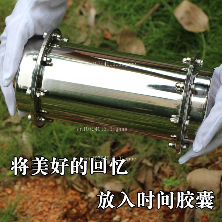 

Time Capsule Time Capsule Sealed Stainless Steel Storage Celebration Birthday Event Graduation Wedding