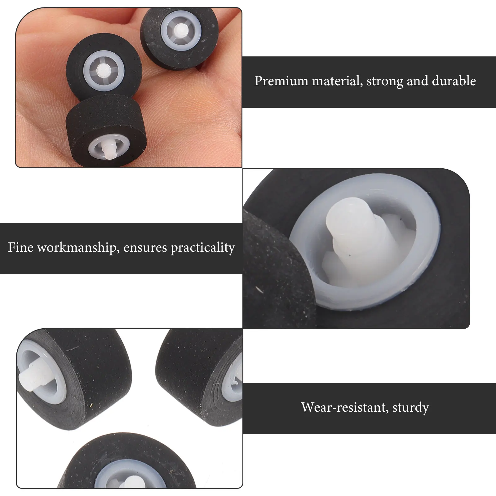 

Pinch Roller for Audio Recorder Repair Maintenance Cassette Tape Machine Pulley Rubber Radio