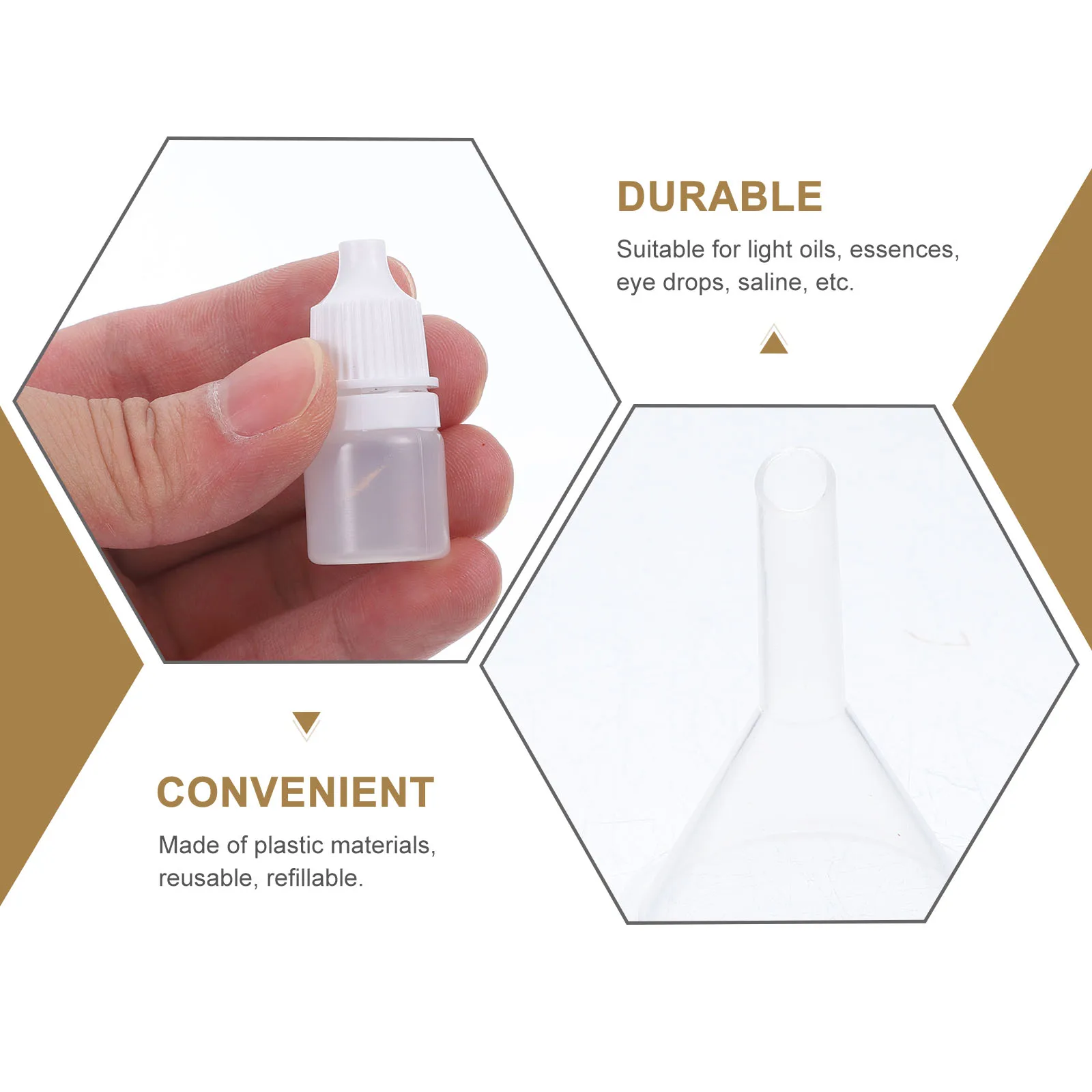 Squeeze Travel Tube Dispensing Bottle Dropper Bottles for Liquids Empty Plastic Small