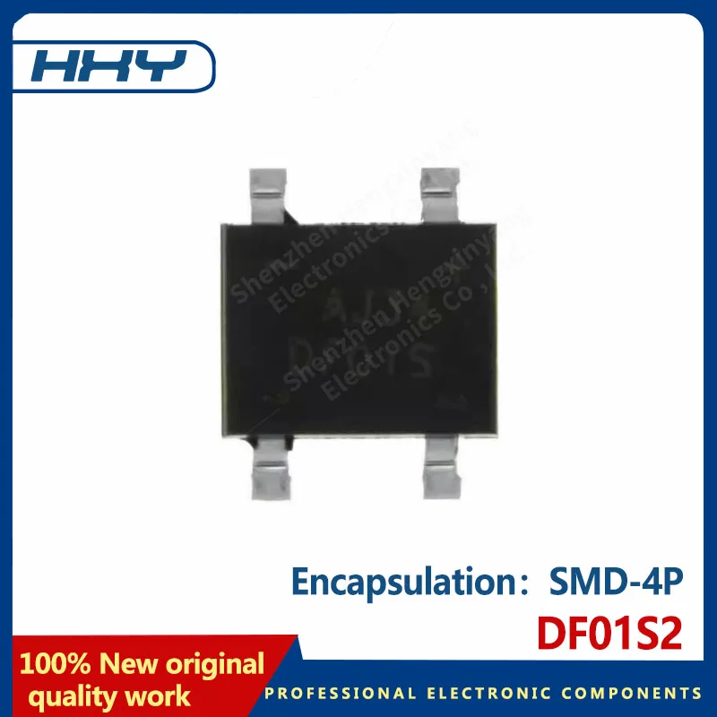 10 Buah Paket DF01S2 Penyearah SMD-4P Bridge Stack Diode