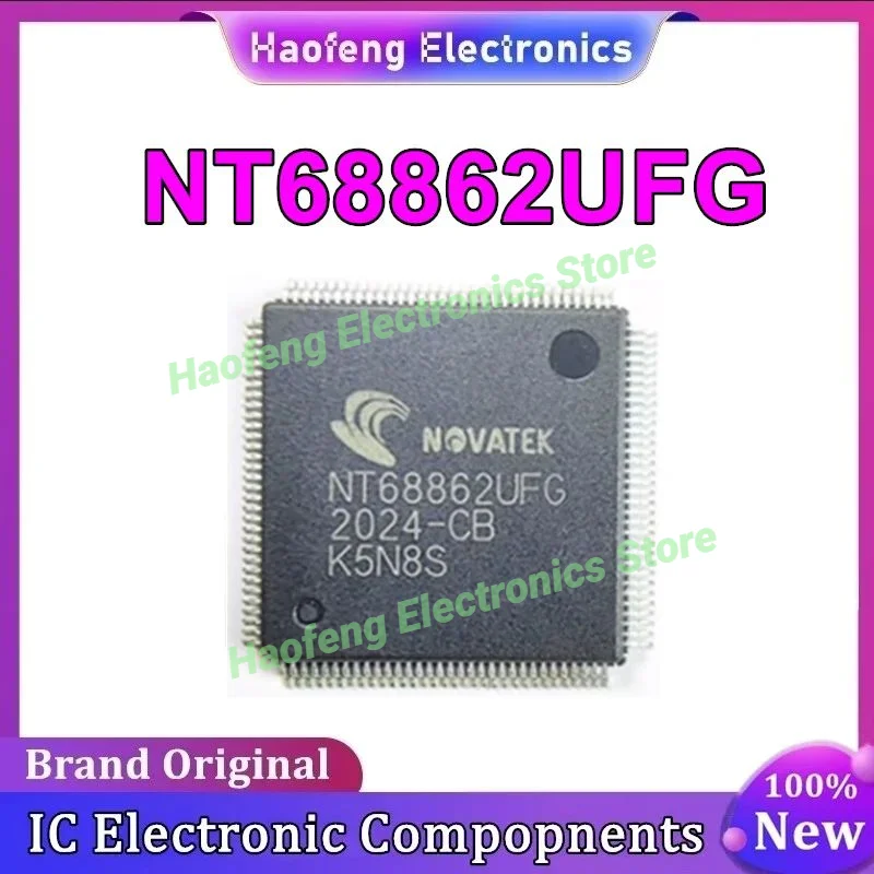 

2 шт. 100% новый набор микросхем NT68862UFG NT68862UF6 QFP