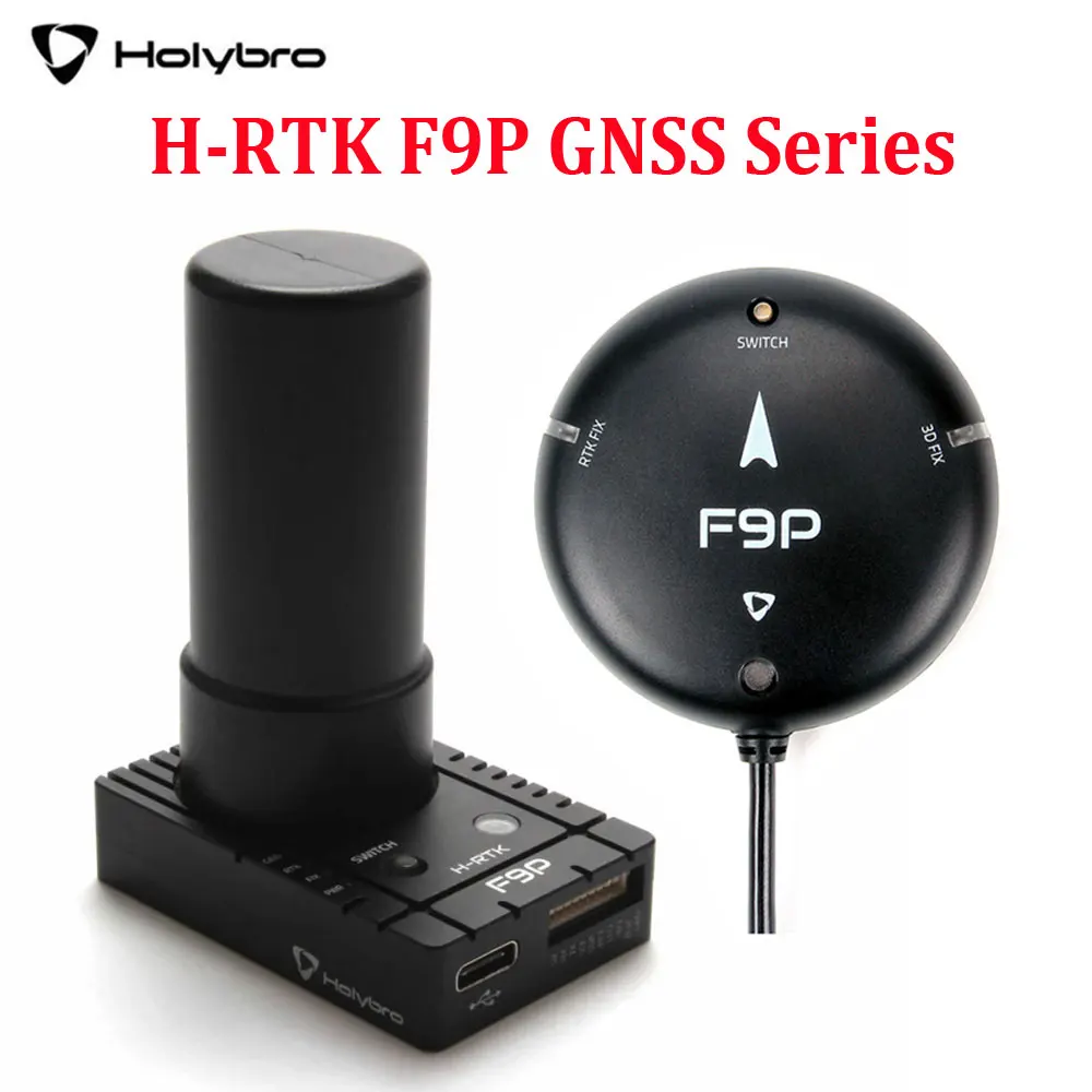 Holybro H-RTK F9P Rover Lite | H-RTK F9P Helical | H-RTK F9P Base For GNSS GLONASS Galileo BeiDou for Pixhawk Flight Controller