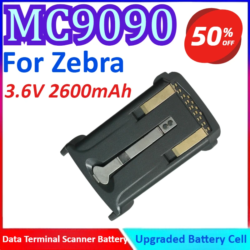 

MC9090 3,6 В 2600 мАч аккумулятор для сканера терминала данных для Zebra Высококачественная аккумуляторная батарея