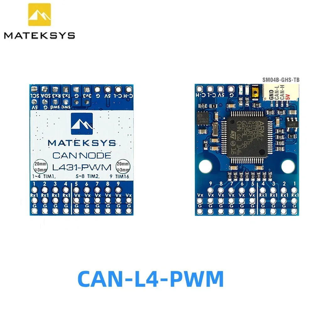 MATEK CAN-L4-PWM AP_PERIPH DRONECAN TO PWM ADAPTER ArudPilot Turn PWM Servos Into CAN Servos DShot Capable ESCs Into CAN ESCs