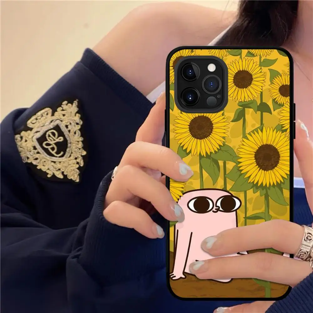 Cute Funny Cartoon Ketnipz Phone Case Silicone Soft for iphone 14 13 12 11 Pro Mini XS MAX 8 7 6 Plus X XS XR Cover