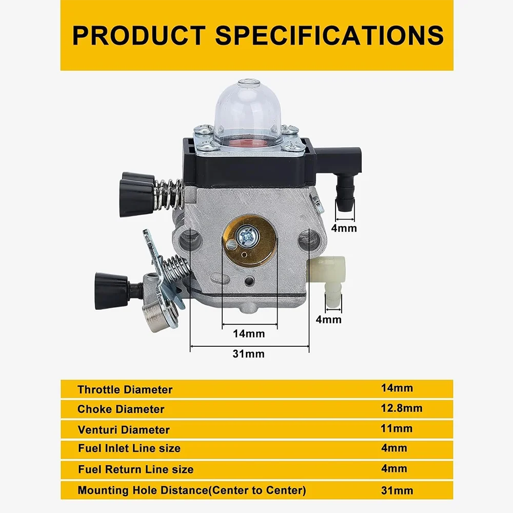 

Запчасти карбюратора для триммеров STIHL FS38, FS45, FS45C, FS46, FS46C, FS55, FS55R, FS55RC, FC55, HL45, HS45, KM55, KM55R